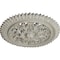 Ekena Millwork York Ceiling Medallion (Fits Canopies up to 3 5/8"), 21 5/8"OD x 2 1/2"P, Pot of Cream Crackle CM21YOPCC - alternate 3